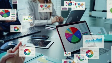 Electronic Document concept. Electronic application. Paperless work. Digital transformation.