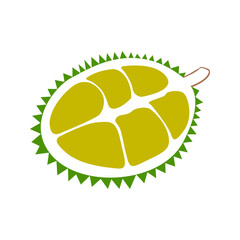 Durian icon. fruit sign. vector illustration