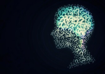 サイエンステクノロジーの概念で人工知能の3Dイラスト