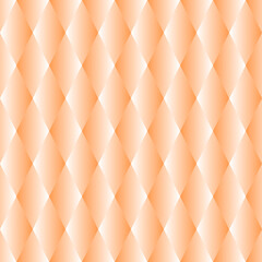 Seamless geometric pattern of rhombuses with gradient fill in yellow shades for textile.