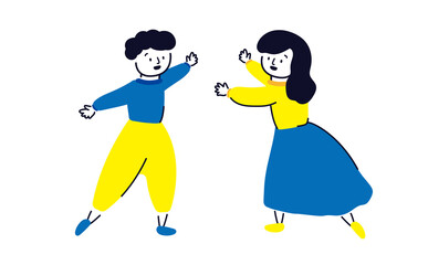 再会を喜ぶ遠距離恋愛の男女3