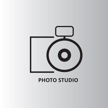 Logo for photography studio Free Vector