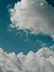 blue sky with clouds