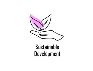 sustainable development icon vector illustration
