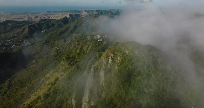 Tetas De Cayey High above the clouds In Puerto Rico 5k Mavic 3 Cine drone Footage 901