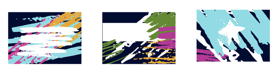 Abstract template with watercolor elements for business designs and backgrounds. 