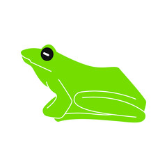 Frog icon. Animal sign. Vector illustration