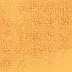 Sand Color Halftone Dotted Background. Yellow And Brown Abstract Square Dots Pattern. Digitally Generated Image. Vector Illustration, Eps 10.  
