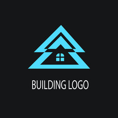 mordern real estate logo design, vector.