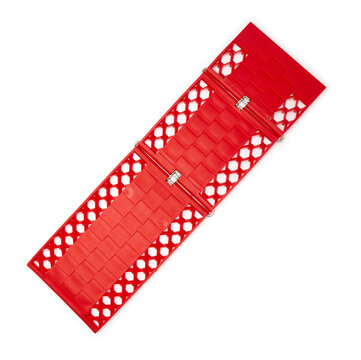 Red Anti Slip Tape Truck Isolate On White Background