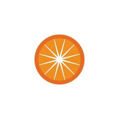 Orange logo design Vector icon illustration design