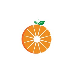 Orange logo design Vector icon illustration design