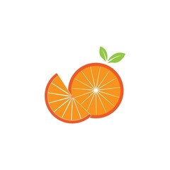 Orange logo design Vector icon illustration design