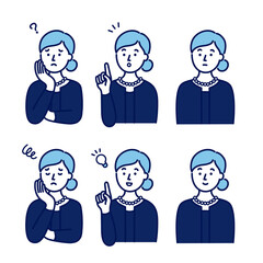 喪服を着た女性のセット