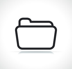 folder or archive line icon