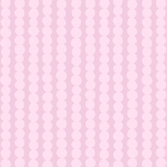 手描きタッチの水玉ストライプ(ピンク)