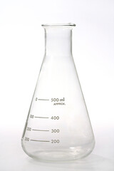 Empty conical flask