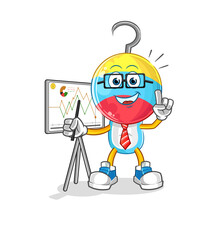 fishing bait head cartoon marketing character. cartoon vector