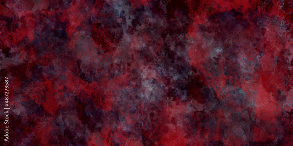 Wall mural abstract background with space for your message and red weathered wall textured background with garn