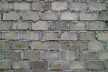 Grunge old brick wall texture background.