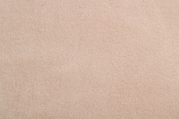 Fototapeta na wymiar Fleece fabric top view. Texture of textile fleece bedspread. 