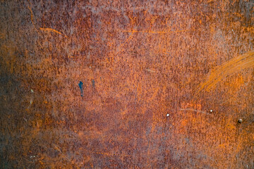 Rusted grunge metal, rust, oxidized steel texture. Industrial metal background texture.