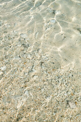 Beautiful tropical beach water background.