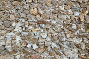 old stone wall texture natural color background