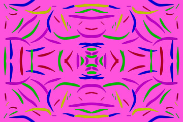 pattern with colorful lines