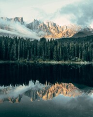 lake in the mountains
