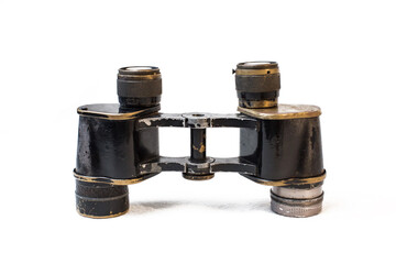 Antique binoculars of the second world war.