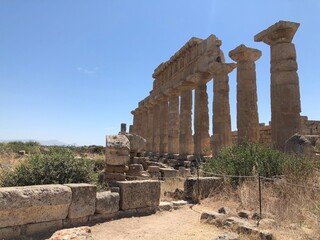 Fototapeta premium Selinunte archeological park in Sicily, Italy