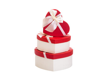 gift box heart isolated