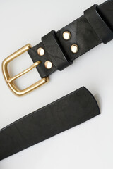 Casual leather belt buckle