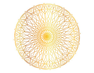 Mandala artwork with royal and vintage design, background and pattern