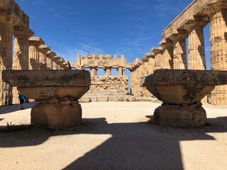 Selinunte archeological park in Sicily, Italy