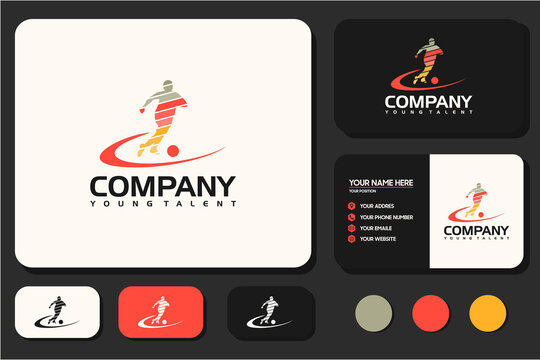football foundation logo, logo inspiration for your business.