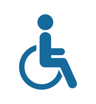 Symbol Priority toilet. Logo on Priority toilet. Disable Passenger Elderly passenger