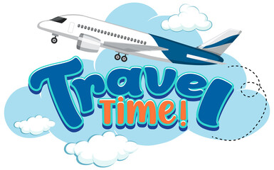 Travel Time typography design © blueringmedia