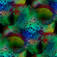 Liquid abstract pattern. Bright colors mixture.