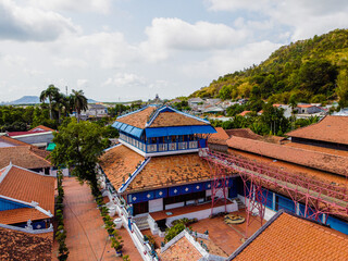 Aerial view of Nha Lon Long Son house in Ba Ria Vung Tau province, Vietnam