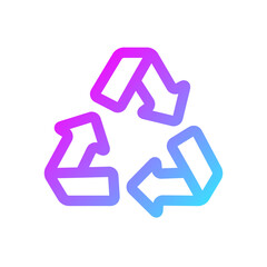 Recycle sign icon