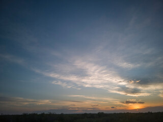 atardecer en el campo