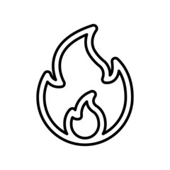Obraz premium Fire icon