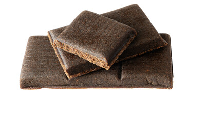 Sweet hematogen with iodine on a white background