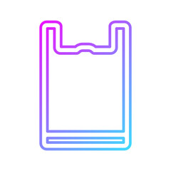 Plastic bag icon