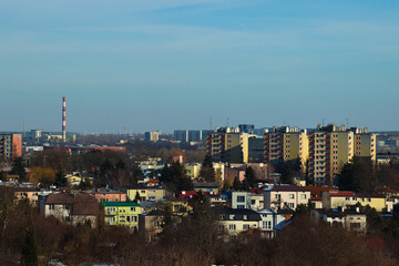 Poland, Lublin city view on a sunny day. - obrazy, fototapety, plakaty