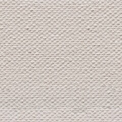 Coton canvas texture in white color for your contrast design look. Seamless pattern background.