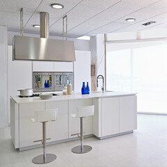modern kitchen interior