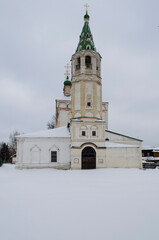 Fototapeta na wymiar The Trinity Church in Serpukhov Moscow region Russia